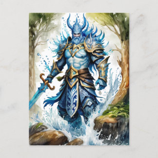 Epic RPG Knight Postcard