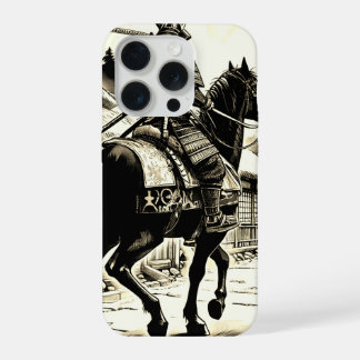 Epic Samurai Rider Manga Art Print iPhone 15 Pro Case