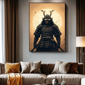 Epic Samurai Warrior Japanese Armour Poster