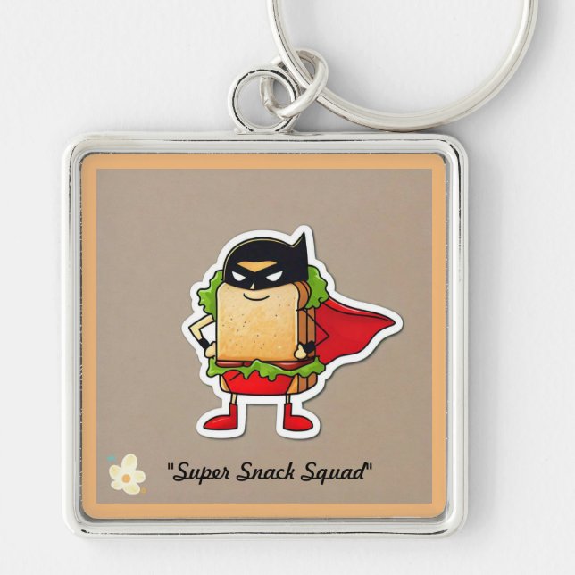 "Epic Sandwich Design" Key Ring (Front)