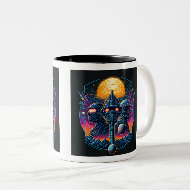 Epic Science Fiction Two-Tone Mug, 11 oz  Coffee Mug (Front Right)