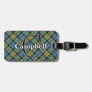 Epic Scotland Campbell Family Tartan Customise Luggage Tag