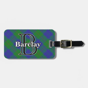 Epic Scotland Clan Barclay Hunting Tartan Luggage Tag
