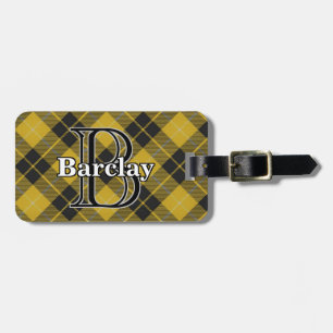 Epic Scotland Clan Barclay Tartan Luggage Tag