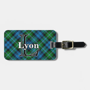 Epic Scotland Clan Lyon Tartan Luggage Tag