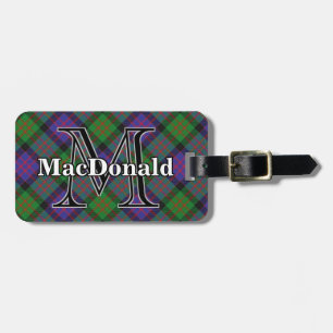 Epic Scotland Clan MacDonald Donald Tartan Luggage Tag
