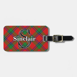 Epic Scotland Clan Sinclair Tartan Luggage Tag