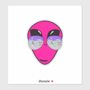 Epic Shades Alien Head Moon Tourist UFO