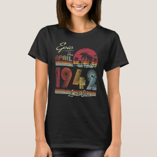 Epic Since April 1942 80 Years 80th Birthday 1 T-Shirt