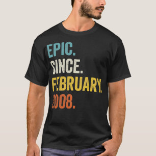 Epic Since February 2008 14th Birthday Pullover