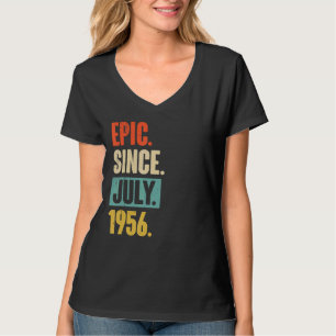 Epic Since July 1956 66 Year Old 66th Birthday Gi T-Shirt