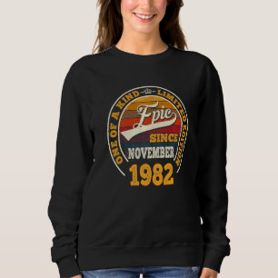 Epic Since November 1982 40th Birthday 40 Years O Sweatshirt