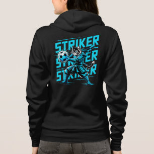 Epic Soccer Samurai Cat - Cool Gamer & Anime Fan  Hoodie