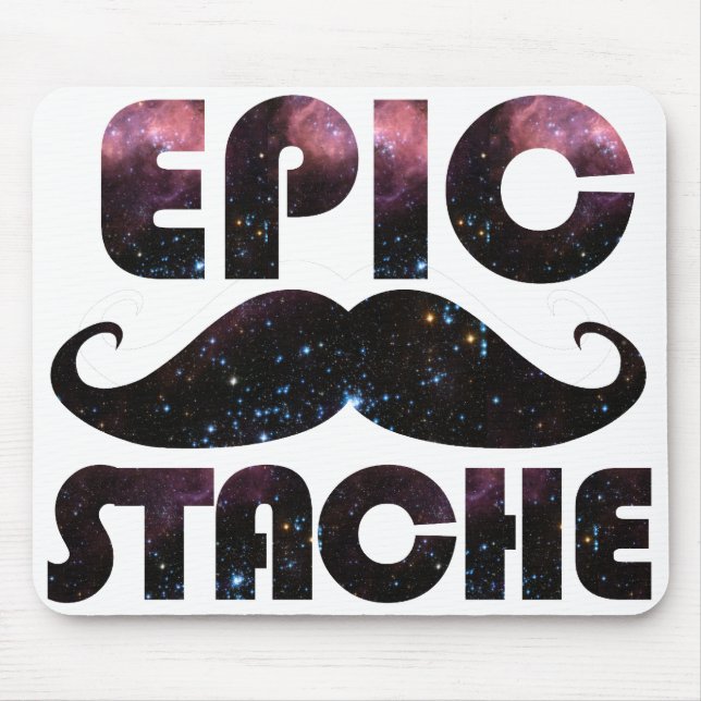 Epic Stache Mouse Pad (Front)