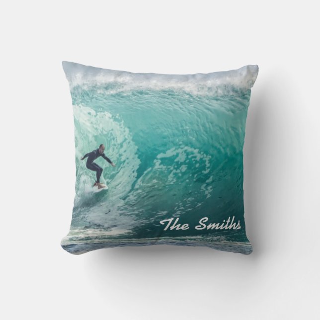 Epic Surfing Wave Cushion (Front)