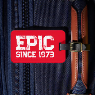 EPIC travel luggage tag for bags and suitcases
