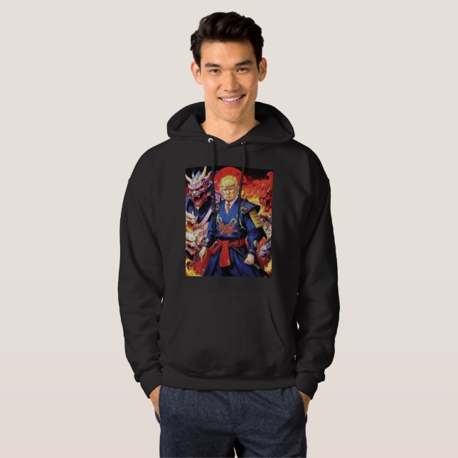 Epic Trump Samurai Anime Hoodie (Front Full)