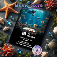 Epic Underwater Sea Monster Expedition Birthday