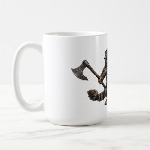 Epic Viking Maine Coon Cat Warrior Coffee Mug