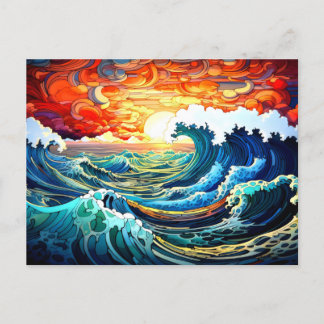 Epic Waves 12 Postcard