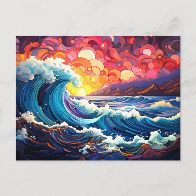 Epic Waves 9 Postcard (Front)