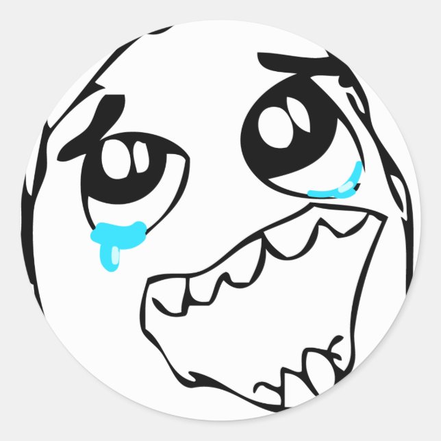 Epic Win Classic Round Sticker (Front)