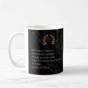 Epictetus's Recipe for Greatness Coffee Mug