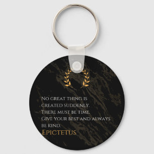Epictetus's Recipe for Greatness Key Ring