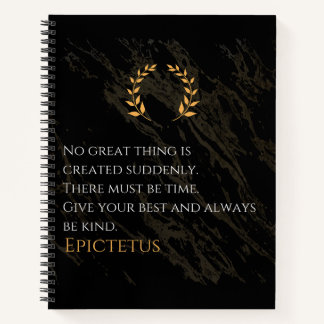 Epictetus's Recipe for Greatness Notebook