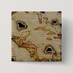 EpicTreasure Map #1 15 Cm Square Badge