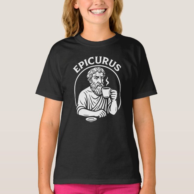 Epicurus Cup Philosophy Tee (Front)