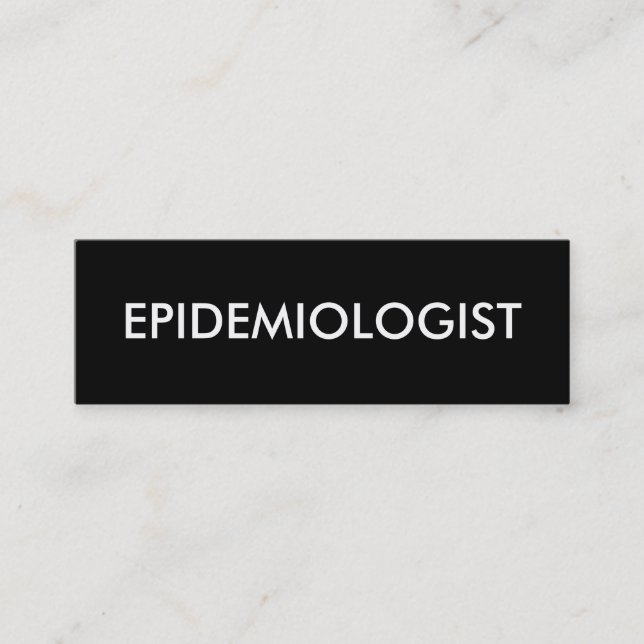 epidemiologist mini business card (Front)