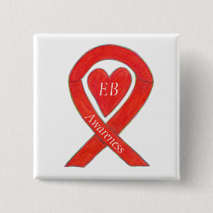 Epidermolysis Bullosa (EB) Awareness Ribbon Pins