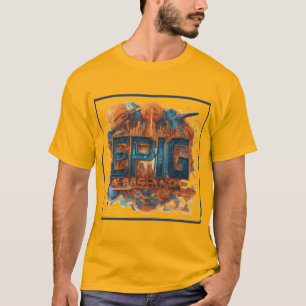 Epig Futuristic Sci-Fi Movie Title Design - High D T-Shirt