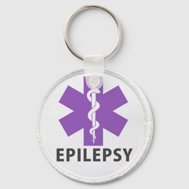 Epilepsy alert key ring (Front)