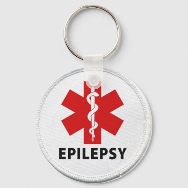 Epilepsy alert key ring (Front)