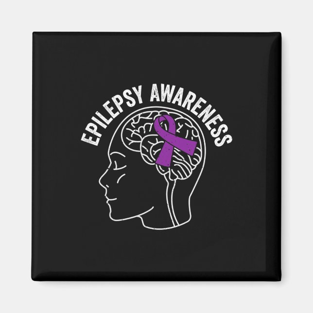 Epilepsy Awareness 5  Magnet (Front)