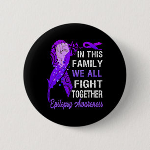 Epilepsy Awareness 6 Cm Round Badge