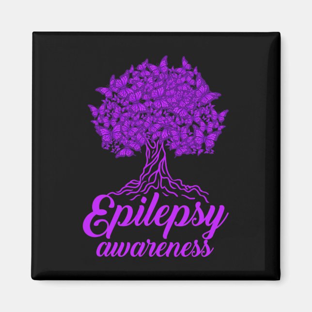Epilepsy Awareness Butterfly  Magnet (Front)
