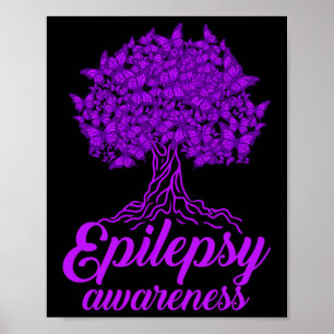 Epilepsy Awareness Butterfly Poster