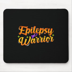 Epilepsy Awareness Care Usa Epileptic Warrior Surv Mouse Pad