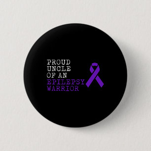 Epilepsy Awareness Diagnosis Fun Epileptic Warrior 6 Cm Round Badge