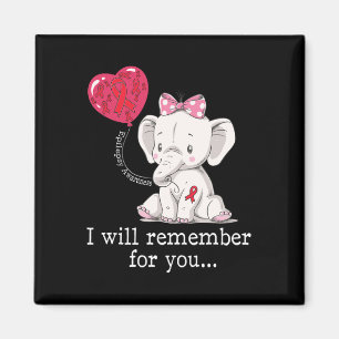 Epilepsy Awareness Elephant Magnet