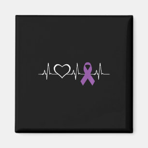 Epilepsy Awareness Epilepsy Awareness Heart Magnet