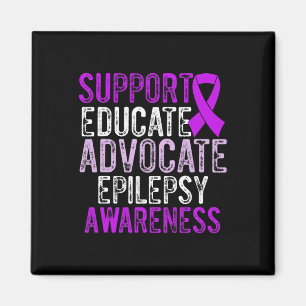 Epilepsy Awareness Epileptic Warrior Survivor 10  Magnet
