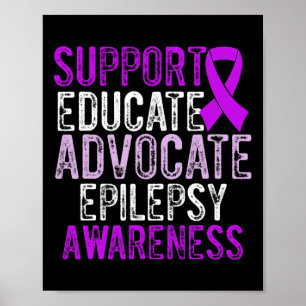 Epilepsy Awareness Epileptic Warrior Survivor 10  Poster