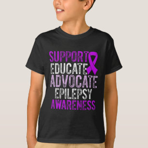 Epilepsy Awareness Epileptic Warrior Survivor 10 T-Shirt