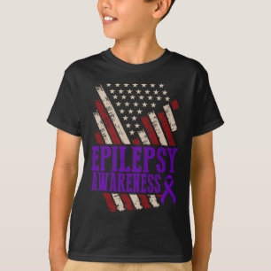 Epilepsy Awareness Epileptic Warrior Survivor 17 T-Shirt