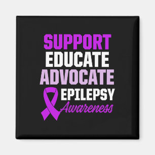 Epilepsy Awareness Epileptic Warrior Survivor 1  Magnet