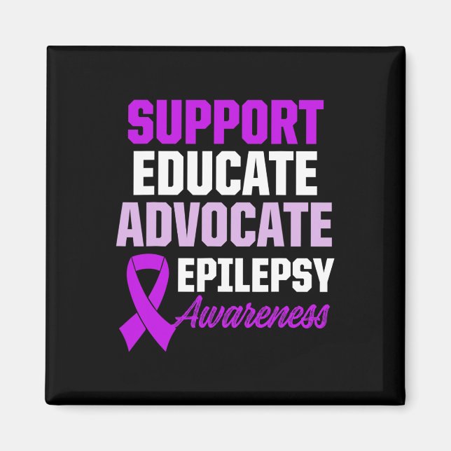 Epilepsy Awareness Epileptic Warrior Survivor 1  Magnet (Front)
